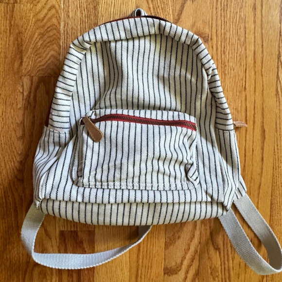 Hearth & Hand Handbags - Hearth & Hand from Magnolia Striped Mini Canvas Backpack